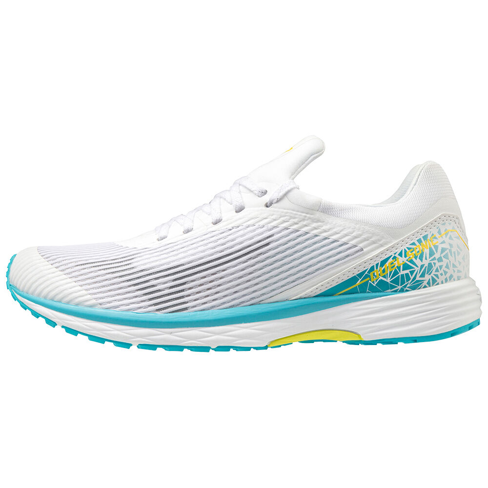 Zapatillas Running Mizuno Duel Sonic Mujer Blancas/Azules Comprar KABH-36519